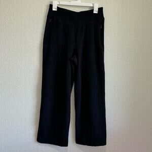 Athleta Women's Small Black Straight Leg Pull On Sweatpants Loungewear Gym